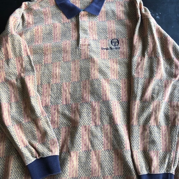 sergio tacchini shirt vintage